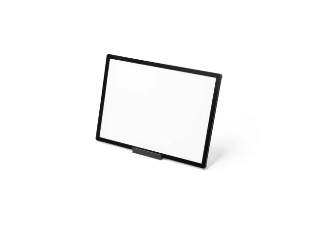 Présentoir de table lumineux LED Slide In A4 noir