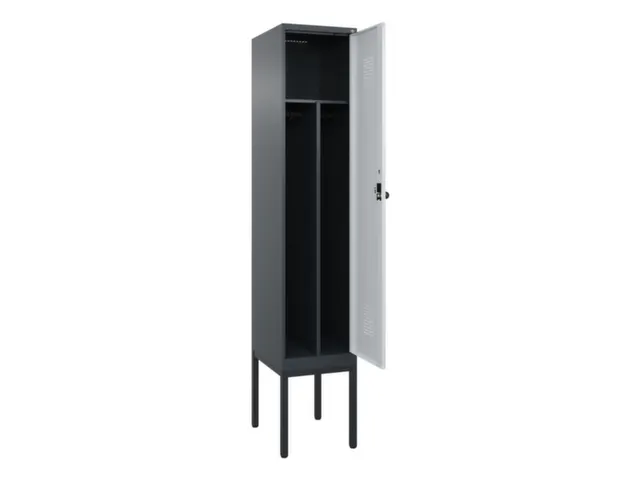 locker voor scheiding van kleding,HxBxD 2120x400x500mm,1vak