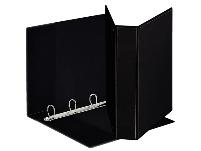 Presentatie Ringband 4 Rings A4 30Mm D-Mech Deluxe Panorama Zwart