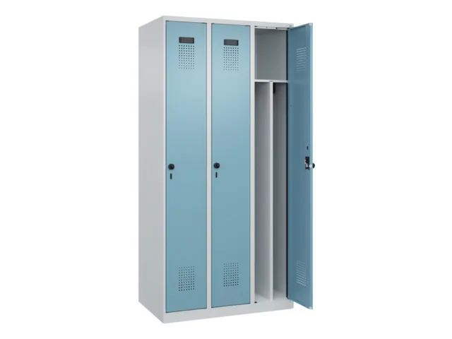 locker voor scheiding van kleding,HxBxD 1850x900x500mm,3vak