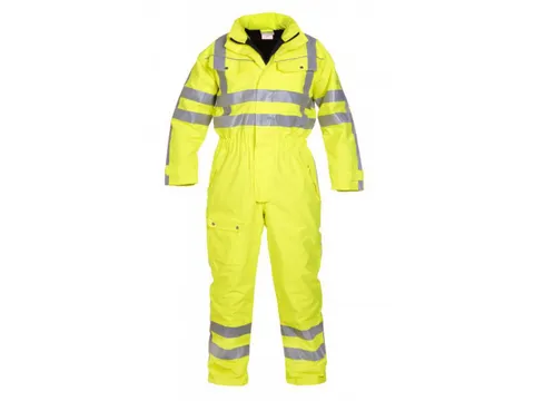 Hydrowear Uelsen 072240FY winteroverall, fluo geel, maat 4XL, per stuk