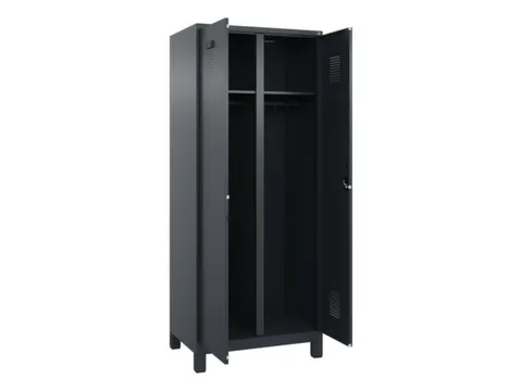 locker voor scheiding van kleding,HxBxD 1950x800x500mm,2vak