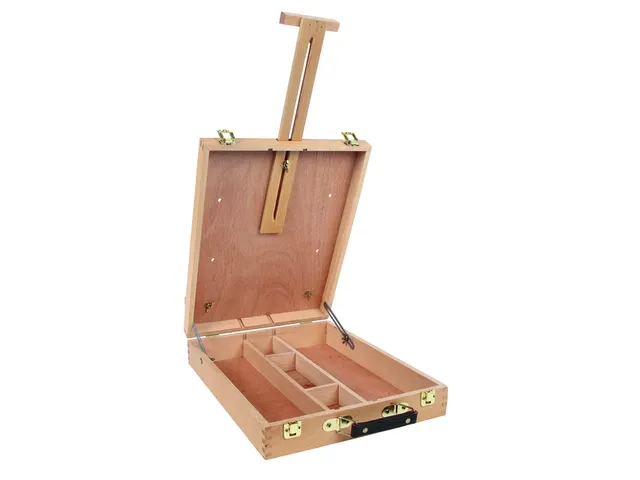 Coffret chevalet Conda bois 42x33x8,5cm