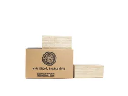 Handdoek The Good Roll bamboe z-vouw 2-laags 230x210mm 20x200 vel natu