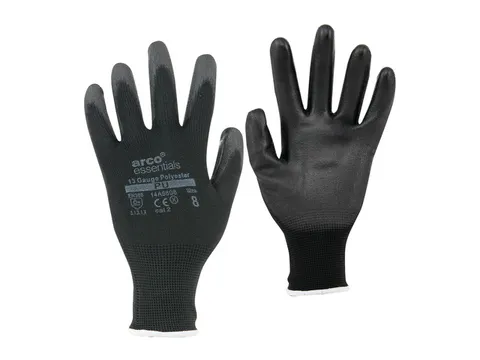 Werkhandschoen Arco Essentials PU maat 8 pak 12 paar
