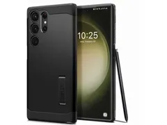 Spigen Tough Armor Samsung Galaxy S23 Ultra Hoesje Back Cover Zwart
