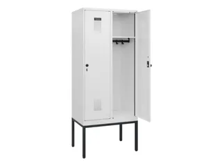 schoollocker,HxBxD 1950x800x500mm,2vak,vak B 400mm,draaigrendel - 1