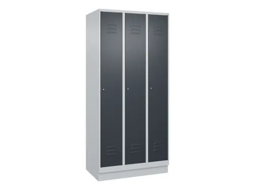 locker voor scheiding van kleding,HxBxD 1950x900x500mm,3vak