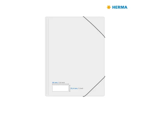 HERMA 4275 Premium etiketten A4 66x25,4mm Wit 3300 stuks