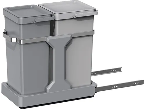 Deco Inbouwafvalemmer 15+20 Liter Eko