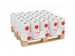 Poetsrol WypAll L20 2-laags 18,3cmx144m 380vel wit 7303 Pallet