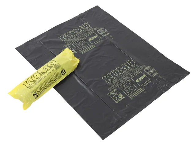 Afvalzak 60 Liter 60x80x0.050 KOMO Doos 20 Rol