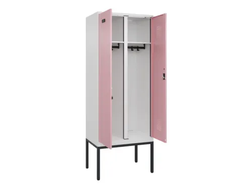 locker voor scheiding van kleding,HxBxD 2120x800x500mm,2vak