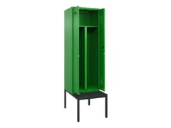 PBM-locker met bank,HxBxD 2120x600x815mm,2vak,vak B 300mm