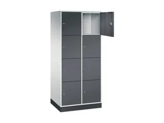 grootvolume-lockersysteem,RAL 7035/RAL 7021,HxBxD 1950x820x600mm - 1