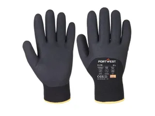 Portwest A146 thermisch handschoenen, zwart, maat L, 12 paar - 1