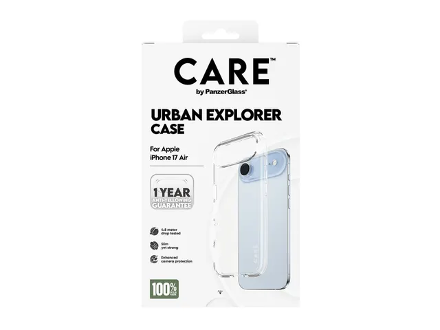 PanzerGlass CARE by Urban Explorer Case Transparent iPhone Air,