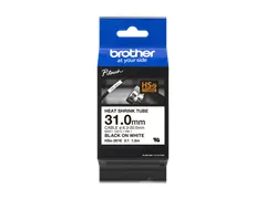 Brother HSe-261E krimpkous tapecassette zwart op wit 31mm