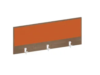 baliepaneel,v. bureau,aanbouw achter,B 1200mm,NT-cherry,BN3012-oranje - 1