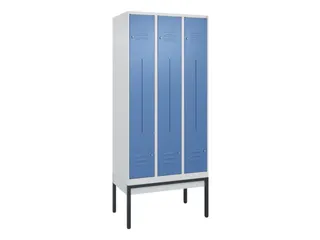Z-garderobekast,HxBxD 2120x900x500mm,vak B 150/300mm,cil.-slot - 1