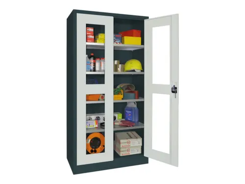 universele kast,HxBxD 1950x1000x600mm,RAL7035,front RAL5012