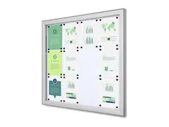 Vergrendelbaar Notitiebord Outdoor Extra Deep 12x A4 Basic SCSLE