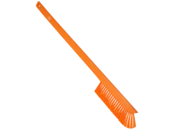Vikan Hygiene precisieborstel lange steel 600mm medium vezels Oranje