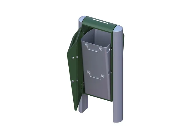 Buitenafvalbak Binsystem Double Bin 90 Liter Groen