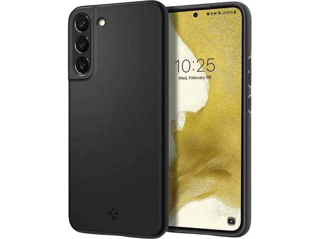 Spigen Thin Fit Samsung Galaxy S22 Hoesje Back Cover Zwart