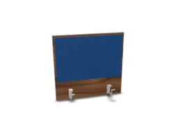 opzetpaneel bureau aanbouw achter NP-tiepolo nut BN6016-blauw 600mm