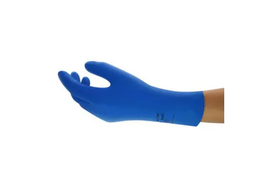 Ansell AlphaTec 87-195 latex handschoenen blauw maat 8,5-9 12 paar