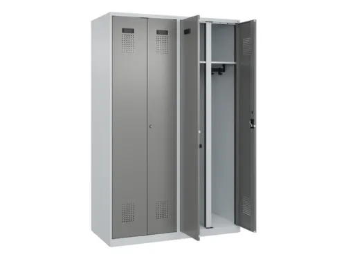 locker voor scheiding van kleding,HxBxD 1850x1200x500mm,4vak