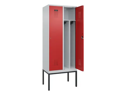 locker voor scheiding van kleding,HxBxD 2120x800x500mm,2vak