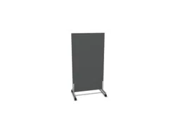 scheidingswand,HxB 1545x800mm,wand hout,frame staal,MS-donkergrijs