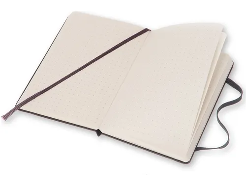 Notitieboek Moleskine pocket 90x140mm dots hard cover zwart