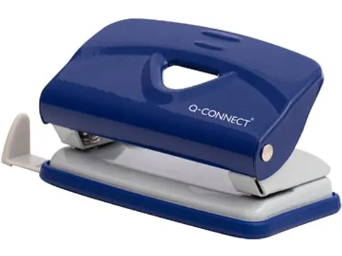 Q-CONNECT Light Duty perforator Metaal 2-gaats 10 vel Blauw