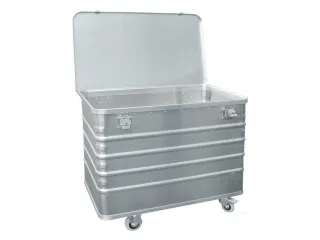 Bakwagens Aluminium Deksel 200kg Hxlxb 770x990x580mm 322l - 1