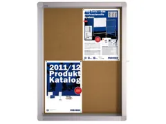 Infovitrine 4xa4 Kurkbord Voor Binnen Aluminium Frame