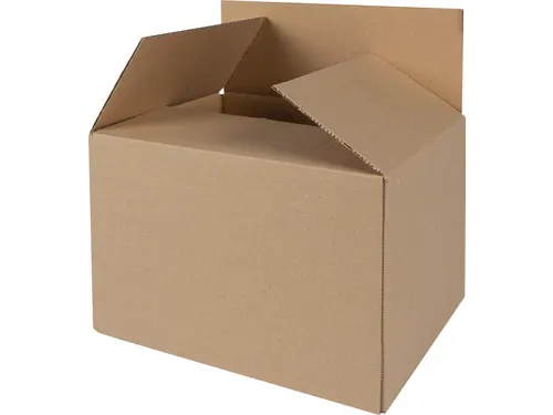 Verzenddoos enkele golf 3 mm bruin 230 x 190 x 160 mm
