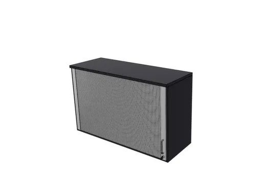 opzetkast,v. roldeurkast,HxBxD 740x1200x445mm,roldeur,CC-zwart
