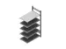rayonnage pour classeurs,rayonnage suivant,HxlxP 1750x1010x635mm