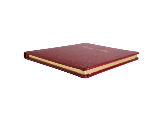 Gastenboek Alpille 2 6x22cm 140bl rood