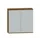 Kantoorkast 1150x1200x430mm Decor Romp Noten Decor Front Lichtgrijs