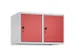 opzetkast,v. locker,2vak.,vak B 400mm,HxBxD 500x800x500mm,draaigrendel