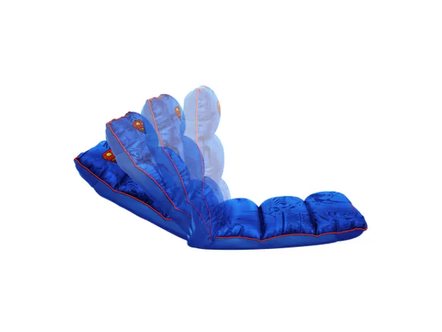 Trust GXT 718SM Rayzee Inklapbare gaming-vloerstoel SuperMan Blauw