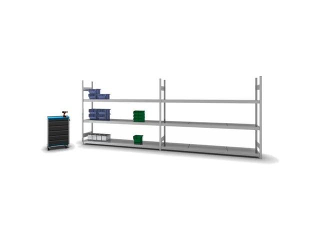 rayonnage grande largeur,rayonnage départ,HxlxP 2000x2570x535mm