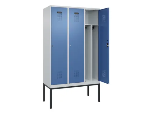 locker voor scheiding van kleding,HxBxD 2120x1200x500mm,3vak