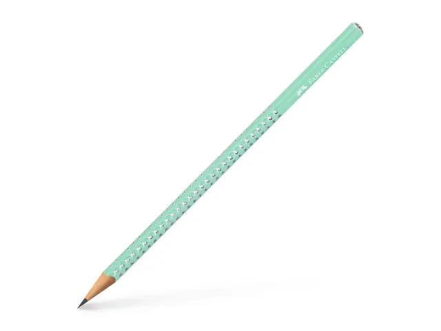 Potlood Faber-Castell Grip Sparkle Aurora B Jelly Mint