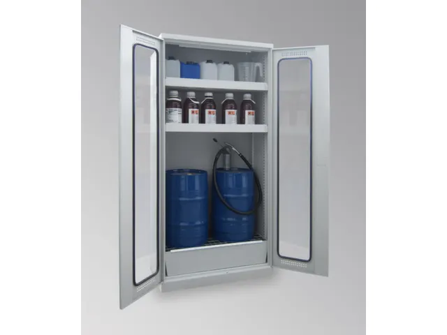Chemicaliën- Gifkast 1950x950x500mm 2 Legborden Vatenkast