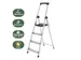 Escabeau aluminium 4 marches SL400 argent